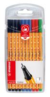 STABILO point 88 - Fineliner - verschiedene Farben - 0.4 mm - extrafein (Packung mit 10)-1