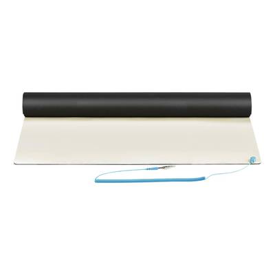 Anti Static Mat, ESD Mat for Electronics Repair, Anti Static Table/Desk Mat  w/Detachable Grounding Wire, ANSI/ESD S 4.1, Flexible Thermoplastic Work