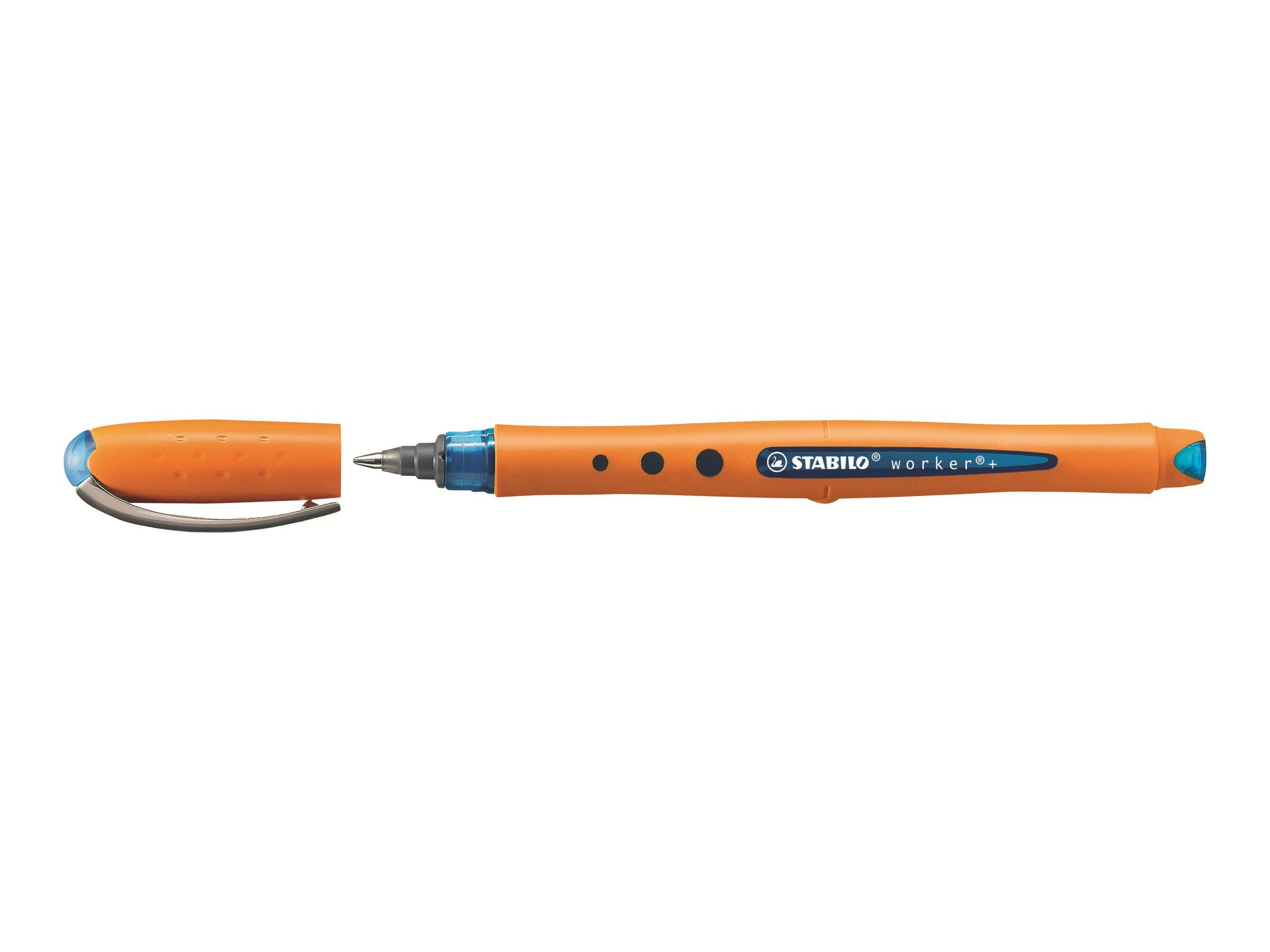 STABILO worker - Tintenroller - Blau - wasserbasierte Tinte-2