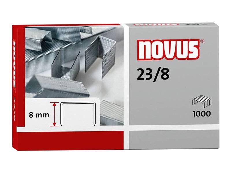 NOVUS DAHLE - Novus - Heftklammern - 23/8 - 8 mm - Packung mit 1000-0