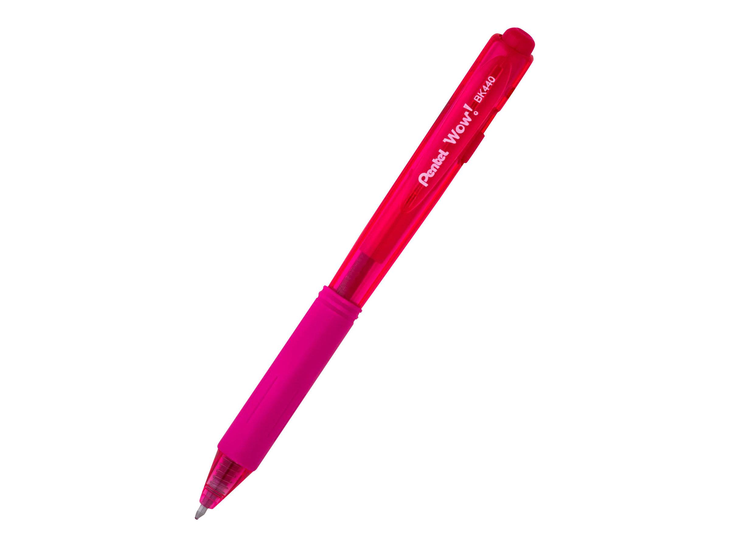 Pentel WOW! BK440 - Kugelschreiber - rosa - ölbasierte Tinte-0