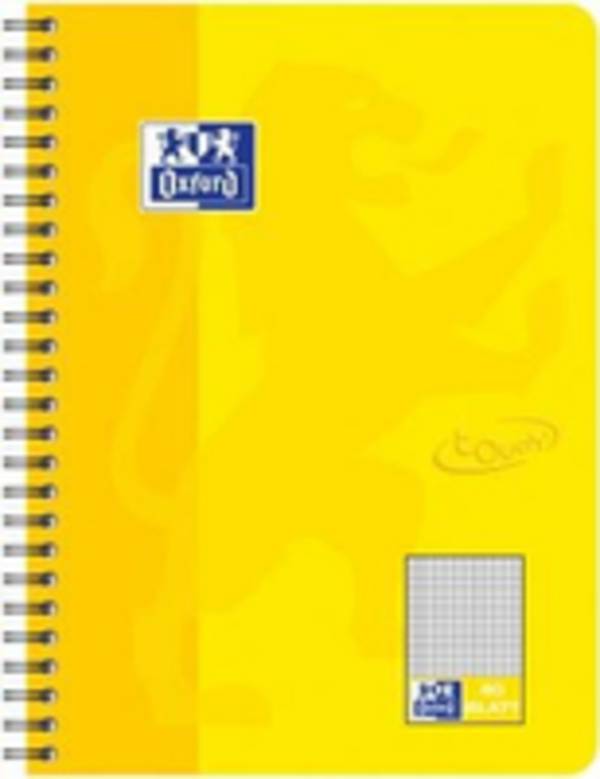 Oxford 400086495, Muster, Gelb, A4, 80 Blätter, Matt, 90 g/m²