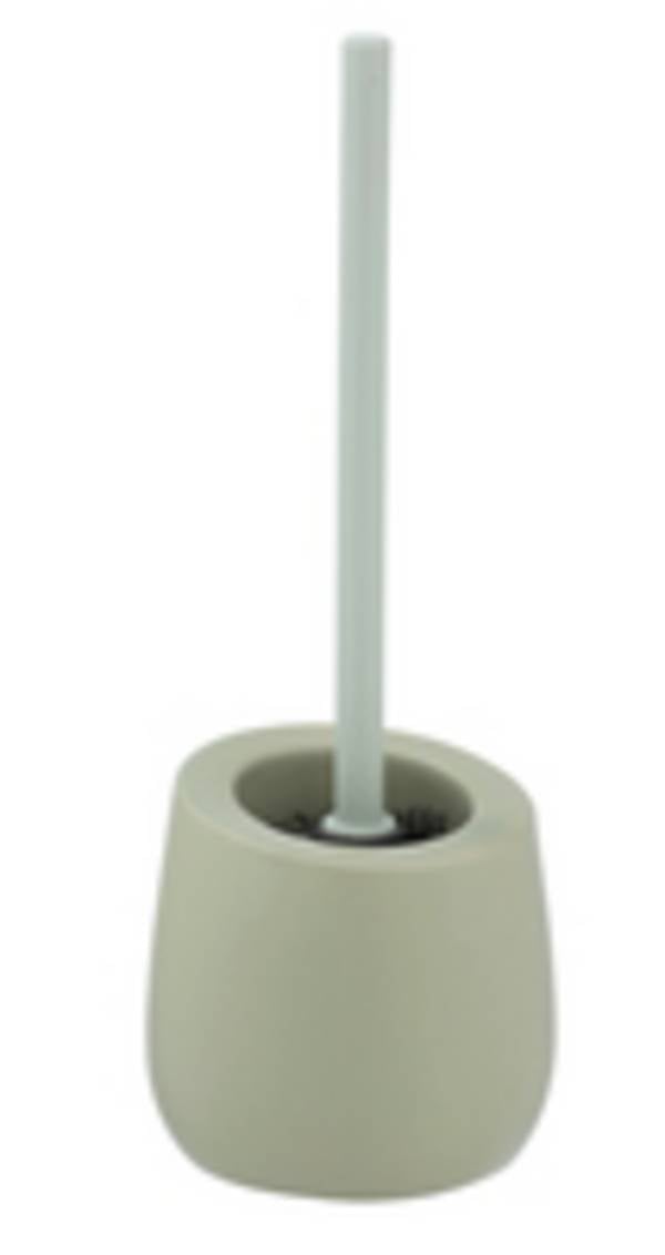Wenko Badi - WC-Bürste & Halter - Grün - Keramik - 380 mm - 13,5 cm - Lindgrün -