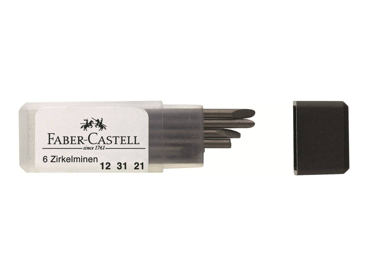 Faber-Castell - Zirkelmine - H (Packung mit 6)-0