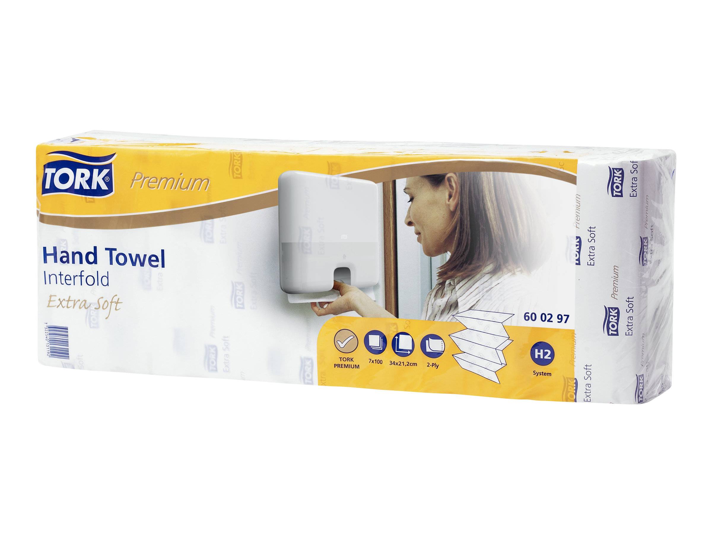 Tork Premium Extra Soft H2 - Papiertücher - 700 Blätter-0