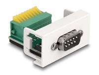 Delock - Easy 45 - Einrastmodul - 9-poliger D-Sub (Stecker)-1