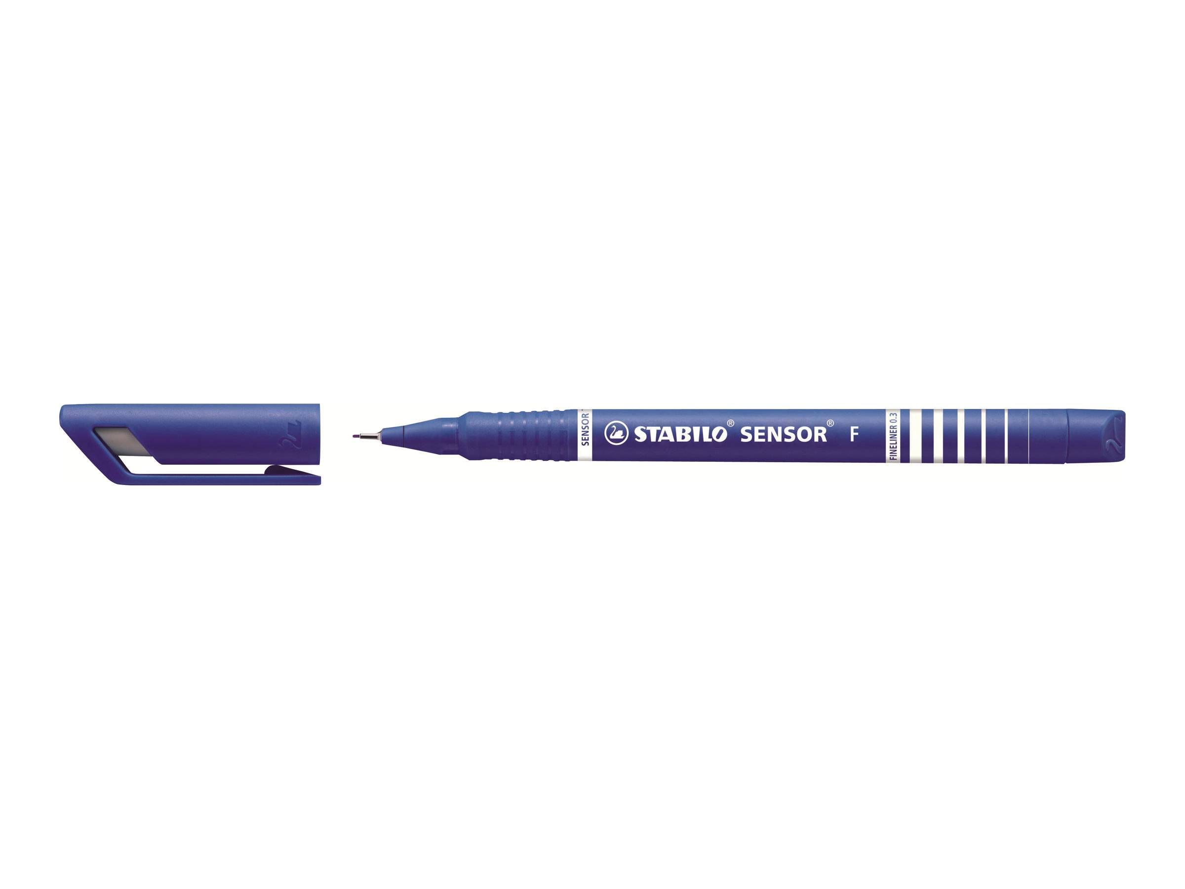 STABILO SENSOR - Fineliner - Schwarz, Rot, Blau, Grün - 0.3 mm - fein (Packung mit 4)-4