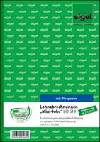 Sigel - Lohnbuchabrechnung für Minijobs - 50 Blatt-3
