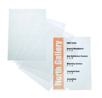 Durable Türschild 483519 (L x B x H) 297 x 210 x 297 mm Transparent 483519-1