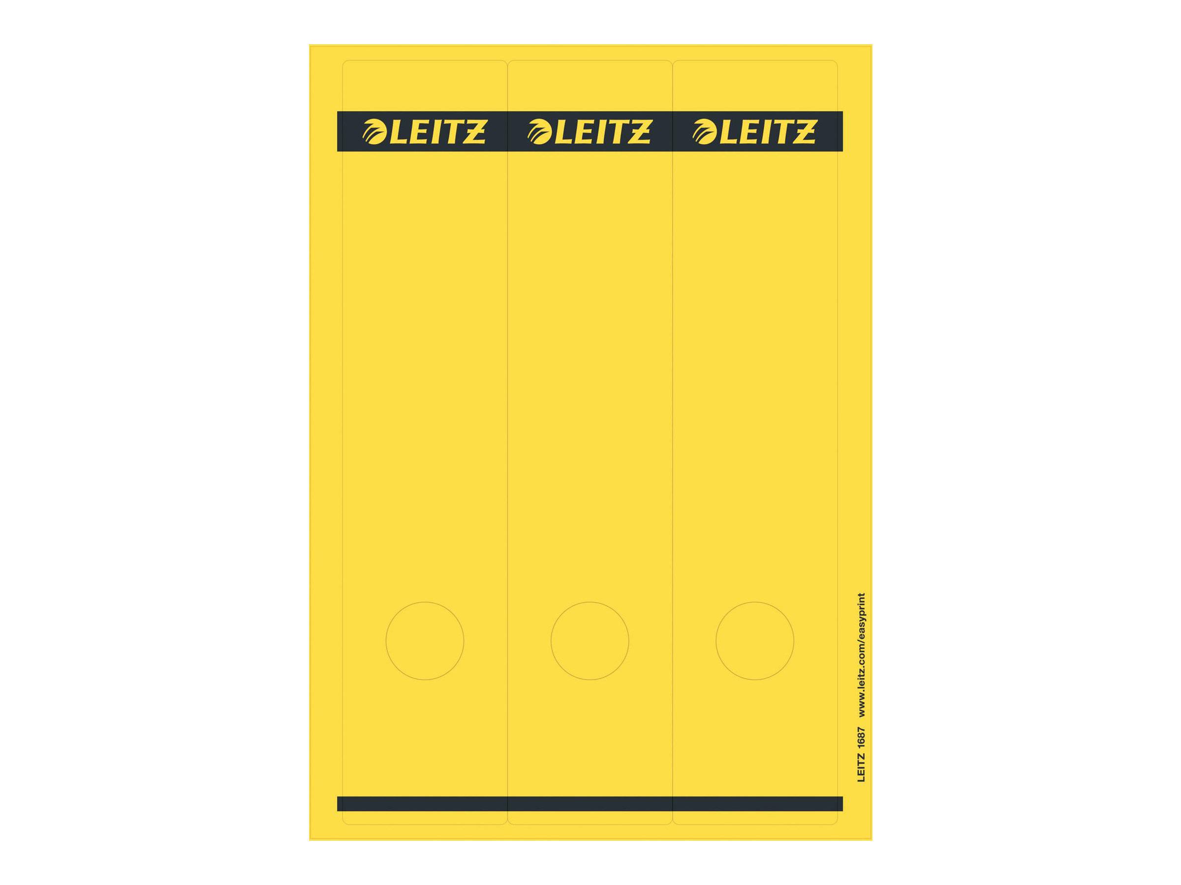 ESSELTE LEITZ - Leitz - Ordneretiketten - Gelb (Packung mit 75)-0