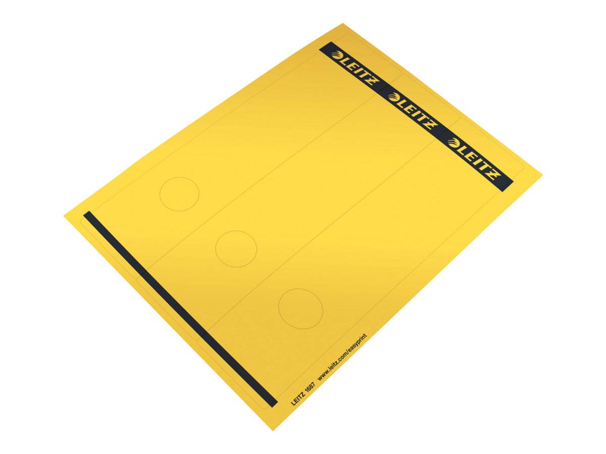 ESSELTE LEITZ - Leitz - Ordneretiketten - Gelb (Packung mit 75)-1
