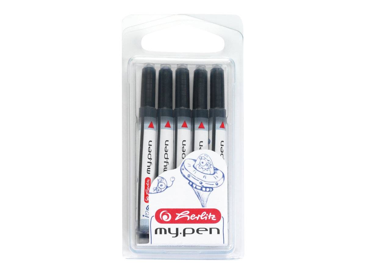 Herlitz my.pen - Tintenpatrone - Blau (Packung-0