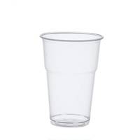 PAPSTAR pure - Tasse - Grösse 9.5 cm - Höhe 13.2 cm - 0.4 L - Einweg - kristallklar (Packung mit 70)-1