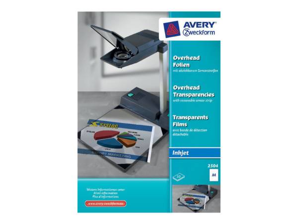 Inkjetfolie Sensor kurz glasklar 50 St./Pack. - Artikel: 157095300