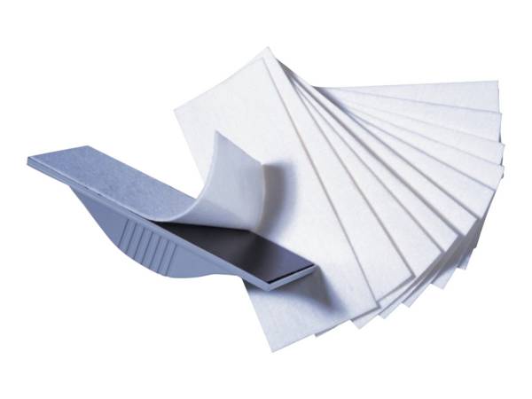 FRANKEN - Ersatz-Löschfilz für Whiteboard - 15 x 6 cm (Packung mit 10)