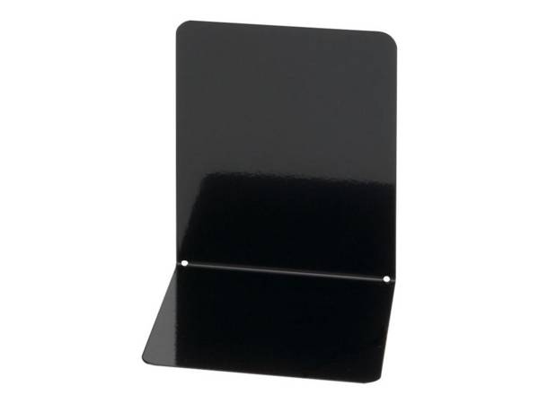 JAKOB MAUL - MAUL - Buchstütze - Metall - Black Gloss (Packung mit 2)