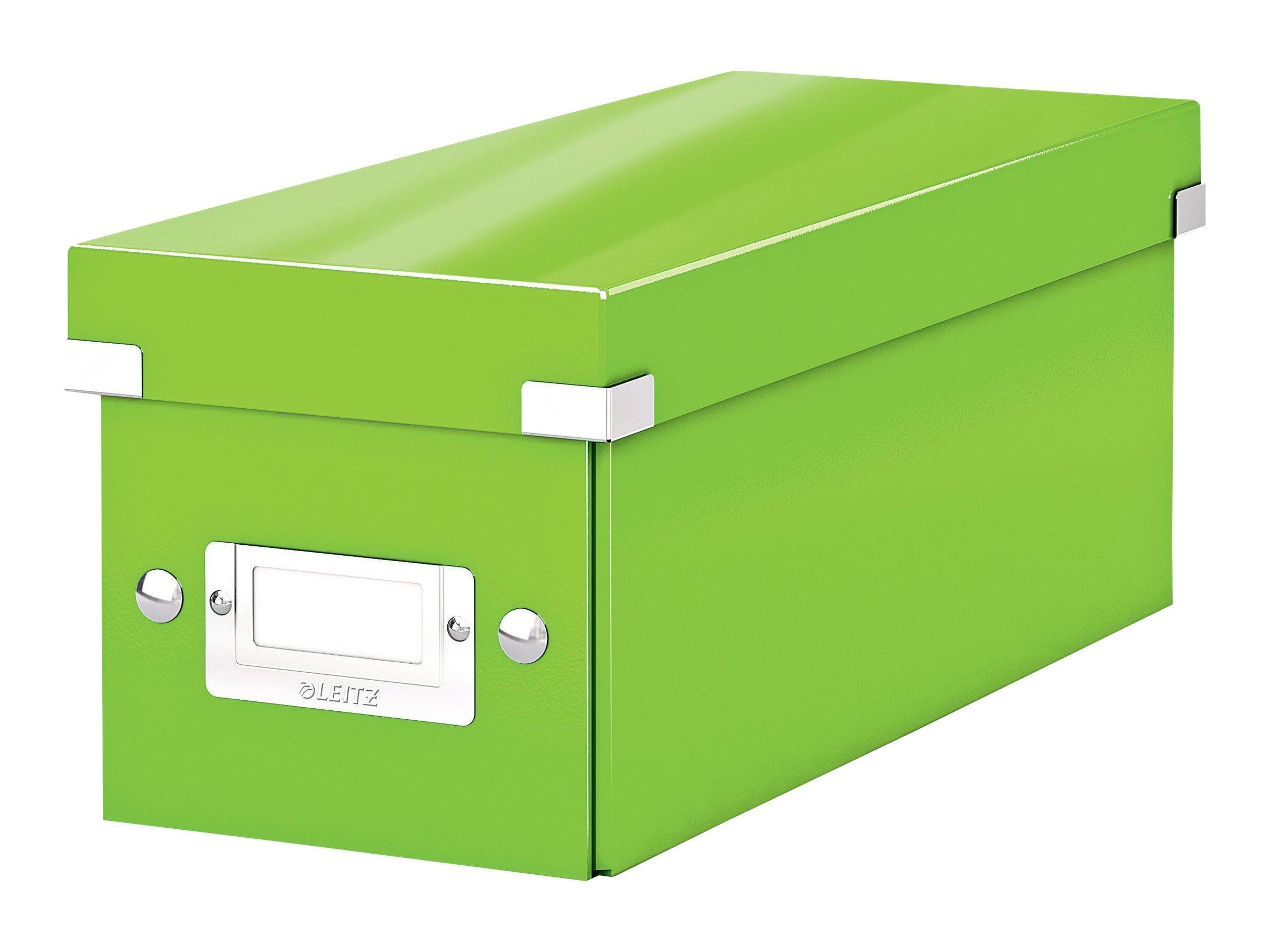 ESSELTE LEITZ - Leitz Click & Store WOW CD - Medien-Aufbewahrungsbox - Kapazität: 30 CD, 60 CDs (Slimcase)-0