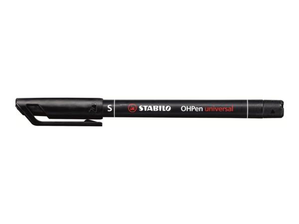 STABILO OHPen universal - Fineliner - permanent - für Overhead-Projektor-Folien - Schwarz, Rot, Blau, Grün - 0.4 mm - ex