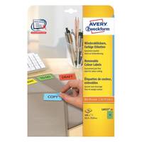 AVERY ZWECKFORM - Avery L6033 - Entfernbarer Klebstoff - grün - 63.5 x 33.9 mm 480 Etikett(en) (20 Bogen x 24)-2