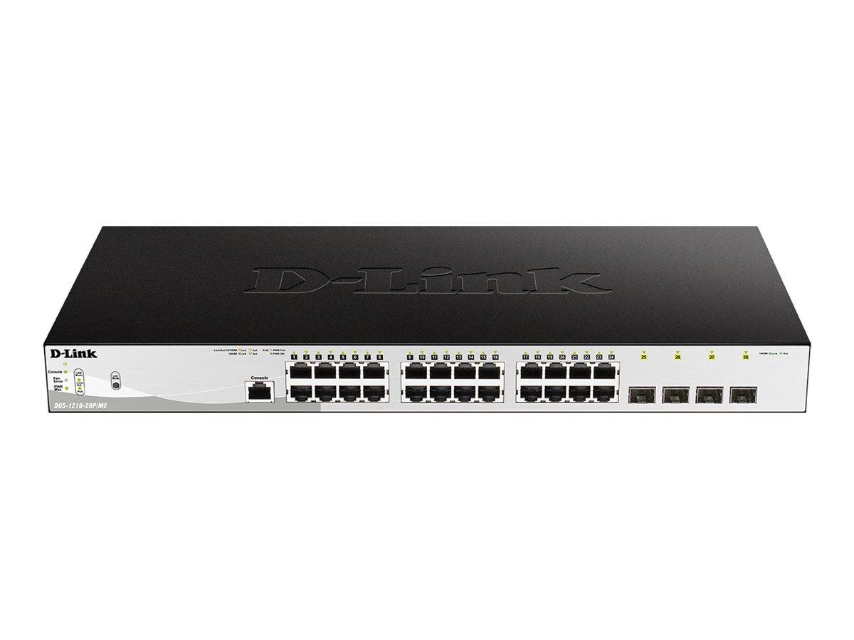 D-Link DGS 1210-28P/ME - Switch - managed - 24 x 10/100/1000 (PoE)-1