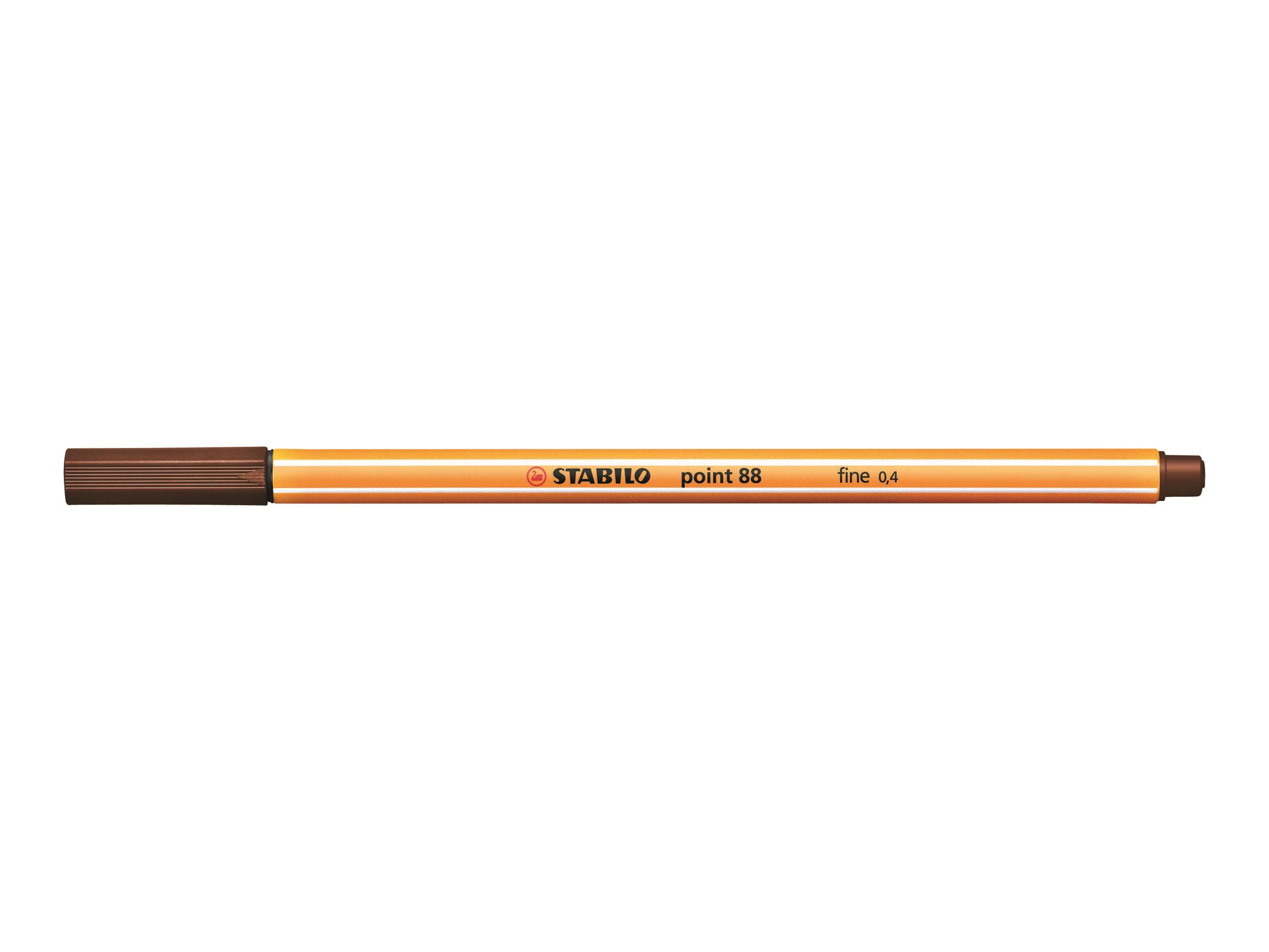 STABILO Fineliner point 88 88/45 0,4mm braun-1