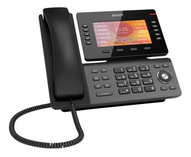 snom D865 - VoIP-Telefon - mit Bluetooth-Schnittstelle mit Rufnummernanzeige-1