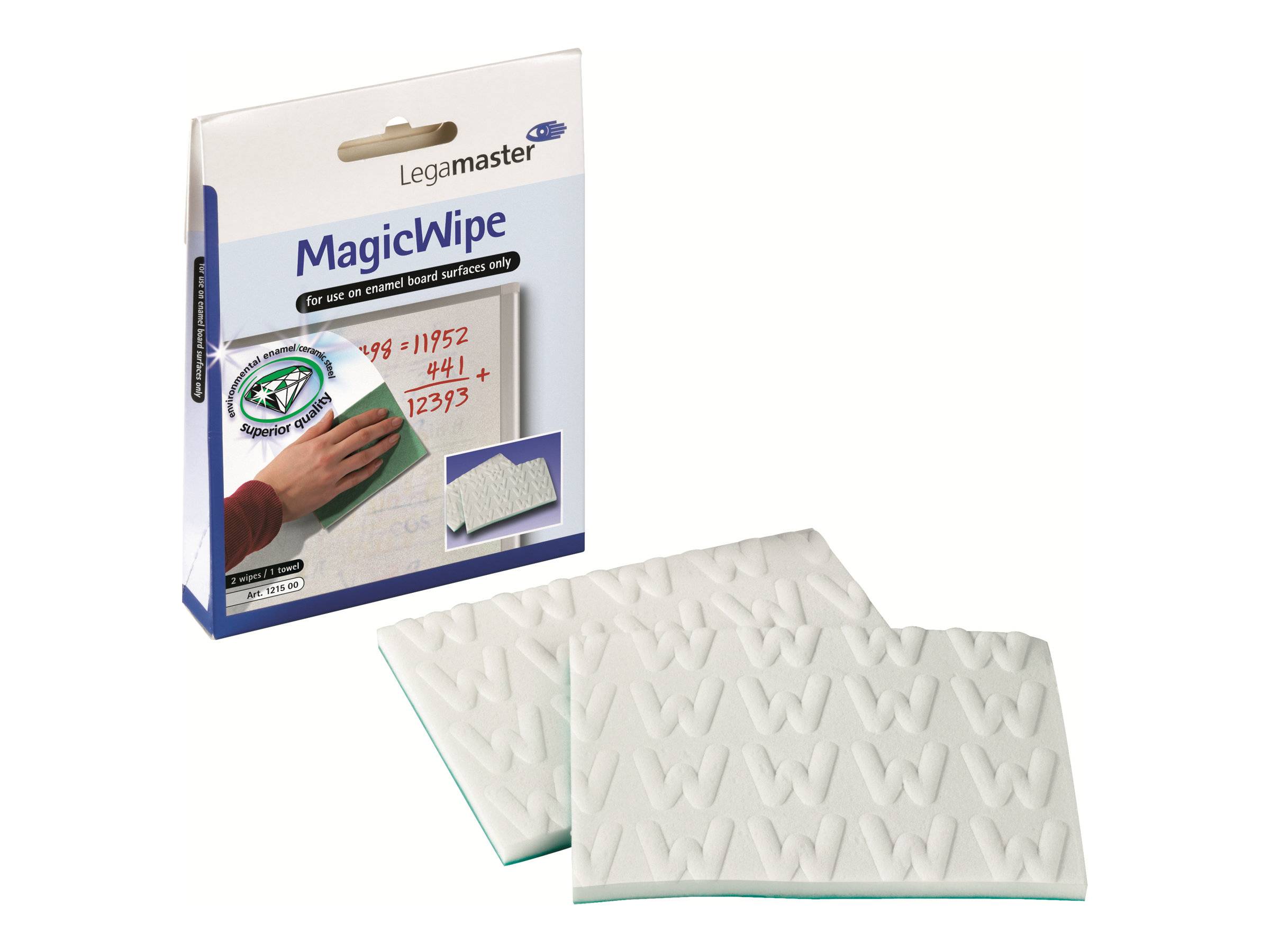 Reinigungstuch MagicWipe 13x10cm weiß 2 St./Pack. - Artikel: 154424700-3
