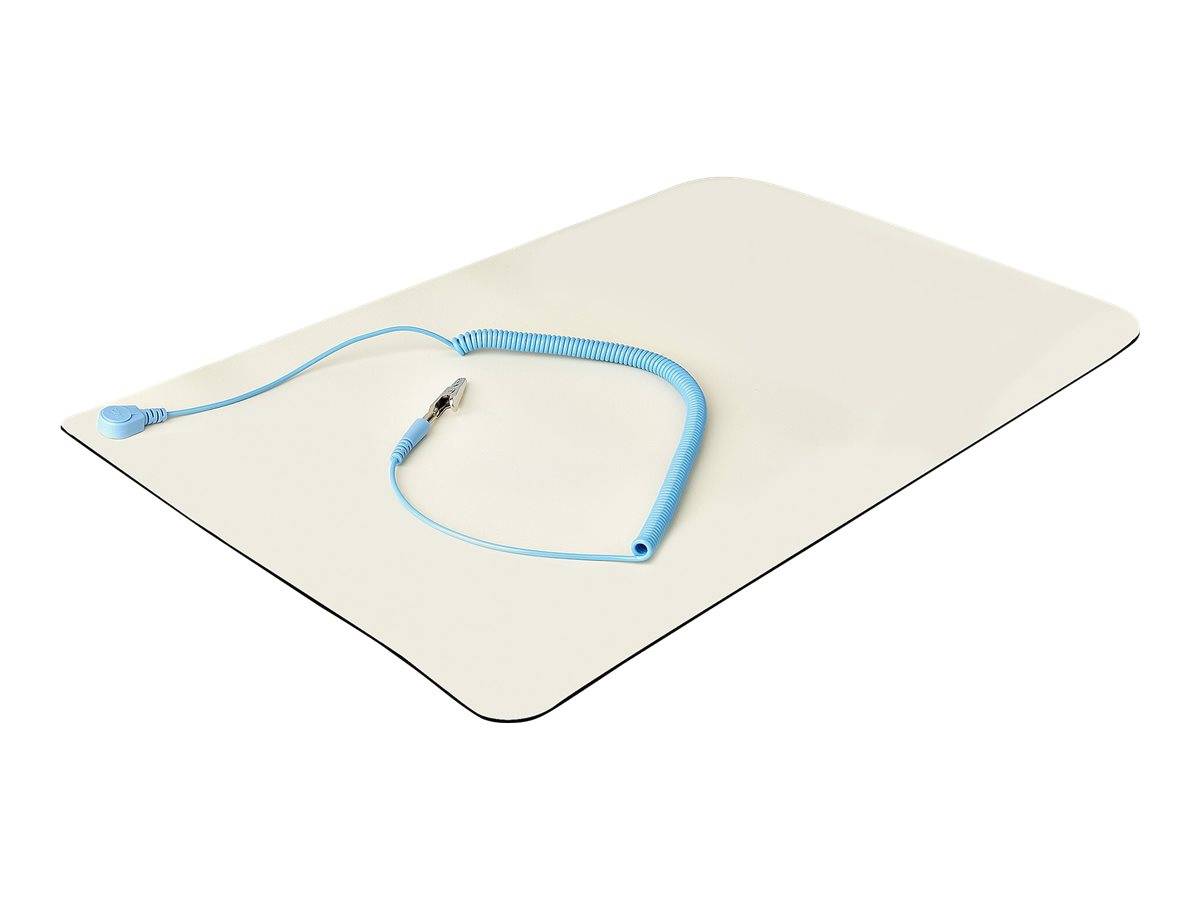 StarTech.com 11x18in Anti Static Mat, ESD Mat for Electronics Repair, Anti Static Desk Mat w/Detachable Grounding Wire,-0