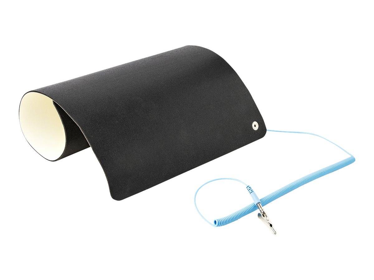 StarTech.com 11x18in Anti Static Mat, ESD Mat for Electronics Repair, Anti Static Desk Mat w/Detachable Grounding Wire,-1