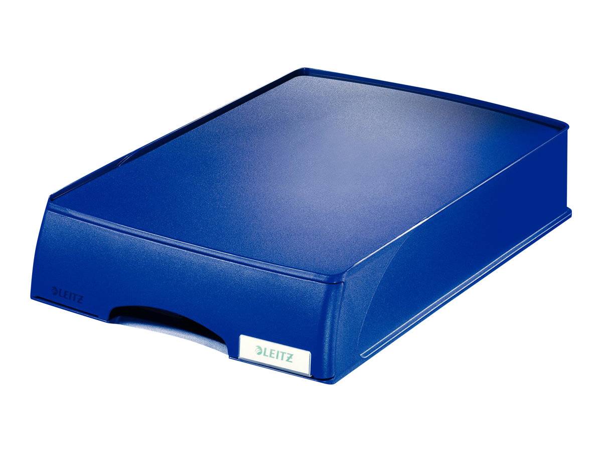Briefablage Plus DIN A4 stapelbar PS blau-1