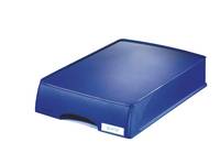 Briefablage Plus DIN A4 stapelbar PS blau-3