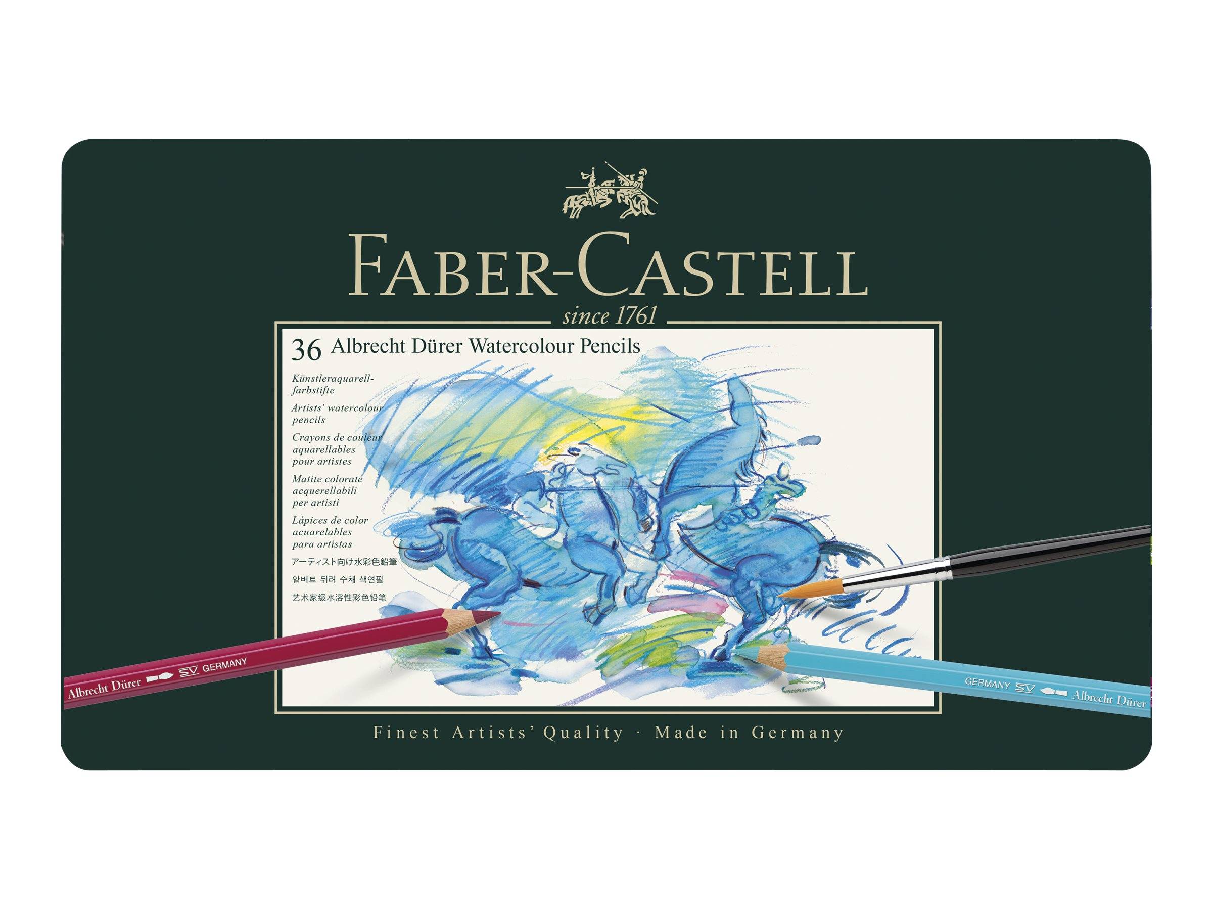 Faber-Castell ALBRECHT DÜRER - Farbstift - permanent - gemischte Farben - 3.8 mm (Packung mit 36)-0