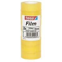 Tesafilm - Büro-Klebeband - 19 mm x 33 m - Polypropylenfolie - transparent (Packung mit 8)-1