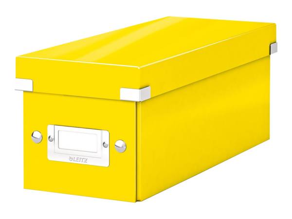ESSELTE LEITZ - Leitz Click & Store WOW CD - Medien-Aufbewahrungsbox - Kapazität: 30 CD, 60 CDs (Slimcase)