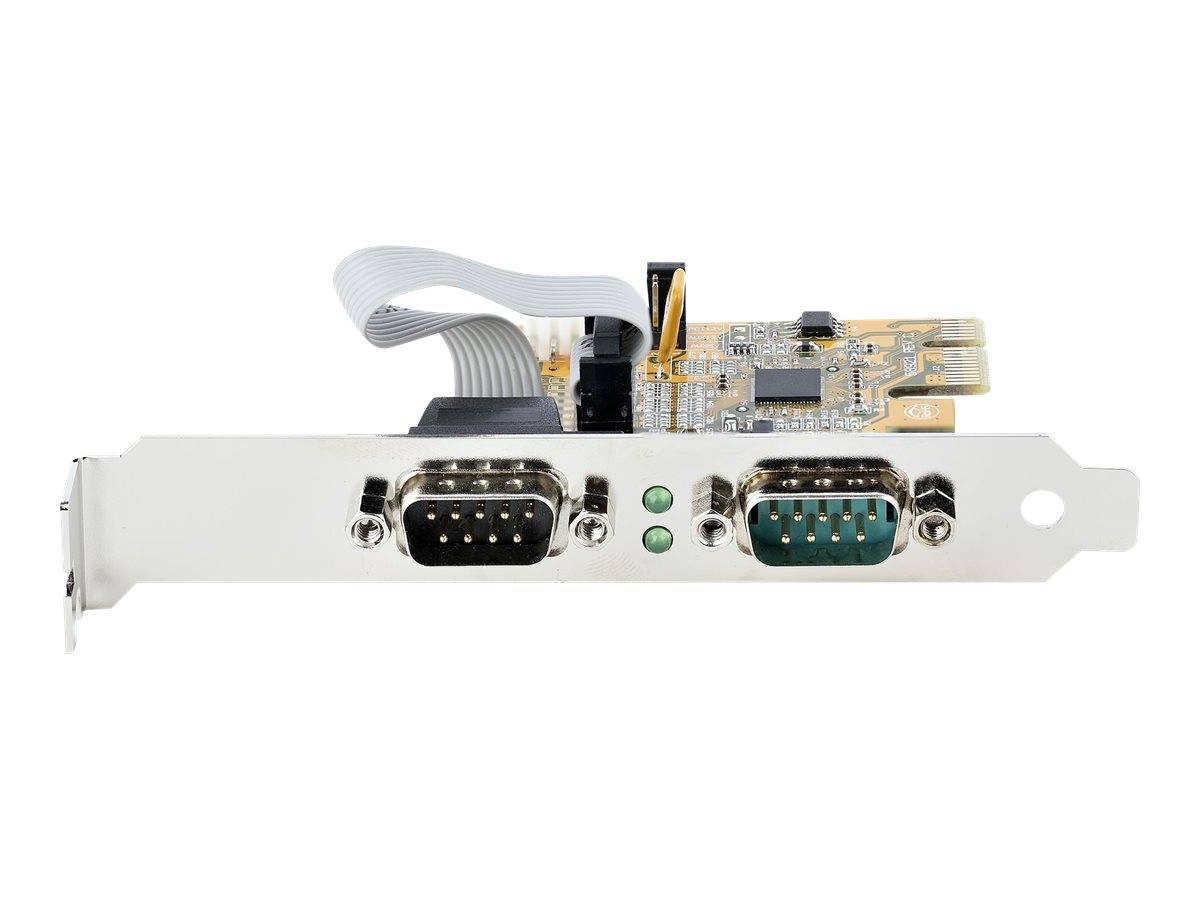 StarTech.com 2-Port PCI Express Serial Card, Dual Port PCIe to RS232 (DB9)-2