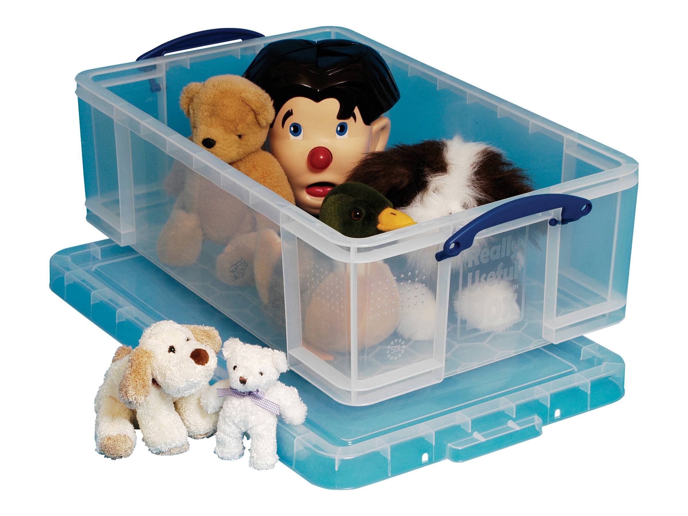 Really Useful Box Aufbewahrungsbox 50C Transparent 50 l (B x H x T) 710 x 230 x 440 mm 1 St.-0