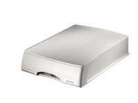 Briefablage Plus DIN A4 stapelbar PS grau-1