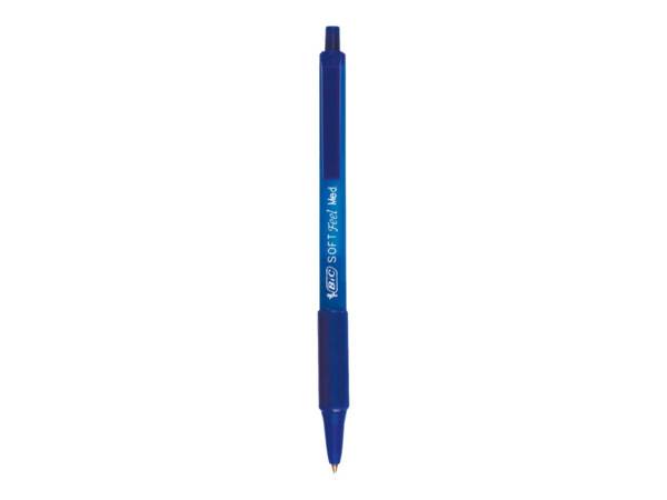 BIC Soft Feel clic Grip - Kugelschreiber - Blau - 1 mm - Mittel - verstellbar (Packung mit 12)