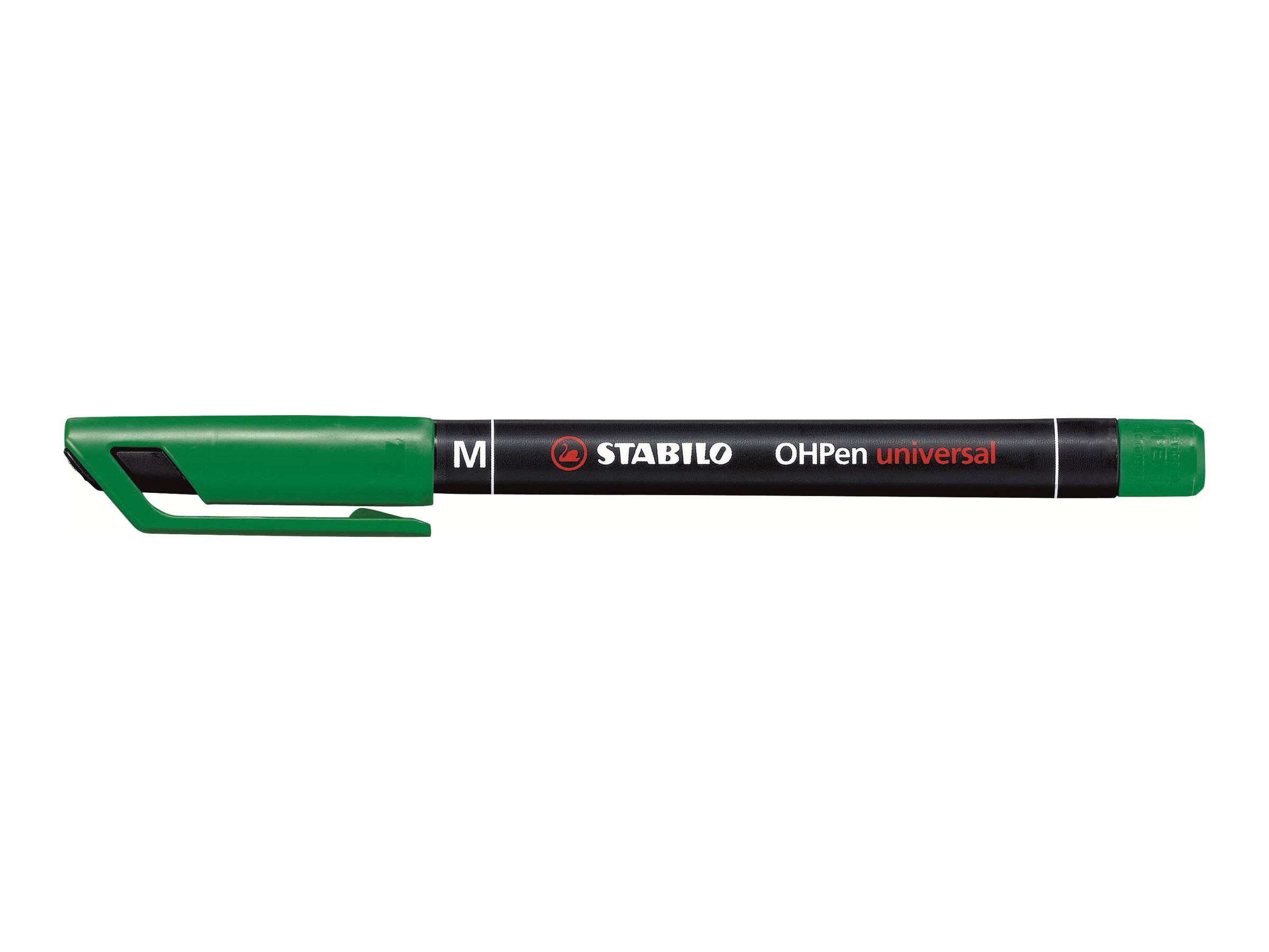 STABILO OHPen universal - Fineliner - permanent - für Overhead-Projektor-Folien - Schwarz, Rot, Blau, Grün - 1 mm - Mitt-1