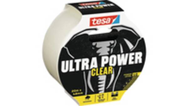 TESA - Gewebeband Ultra Power Clear 20 m x 48 mm