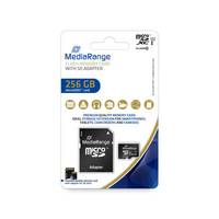 MEDIARANGE Micro SD Card 256 GB SDXC UHS-1 Class 10 inkl. Adapter 1 - Micro SD --1