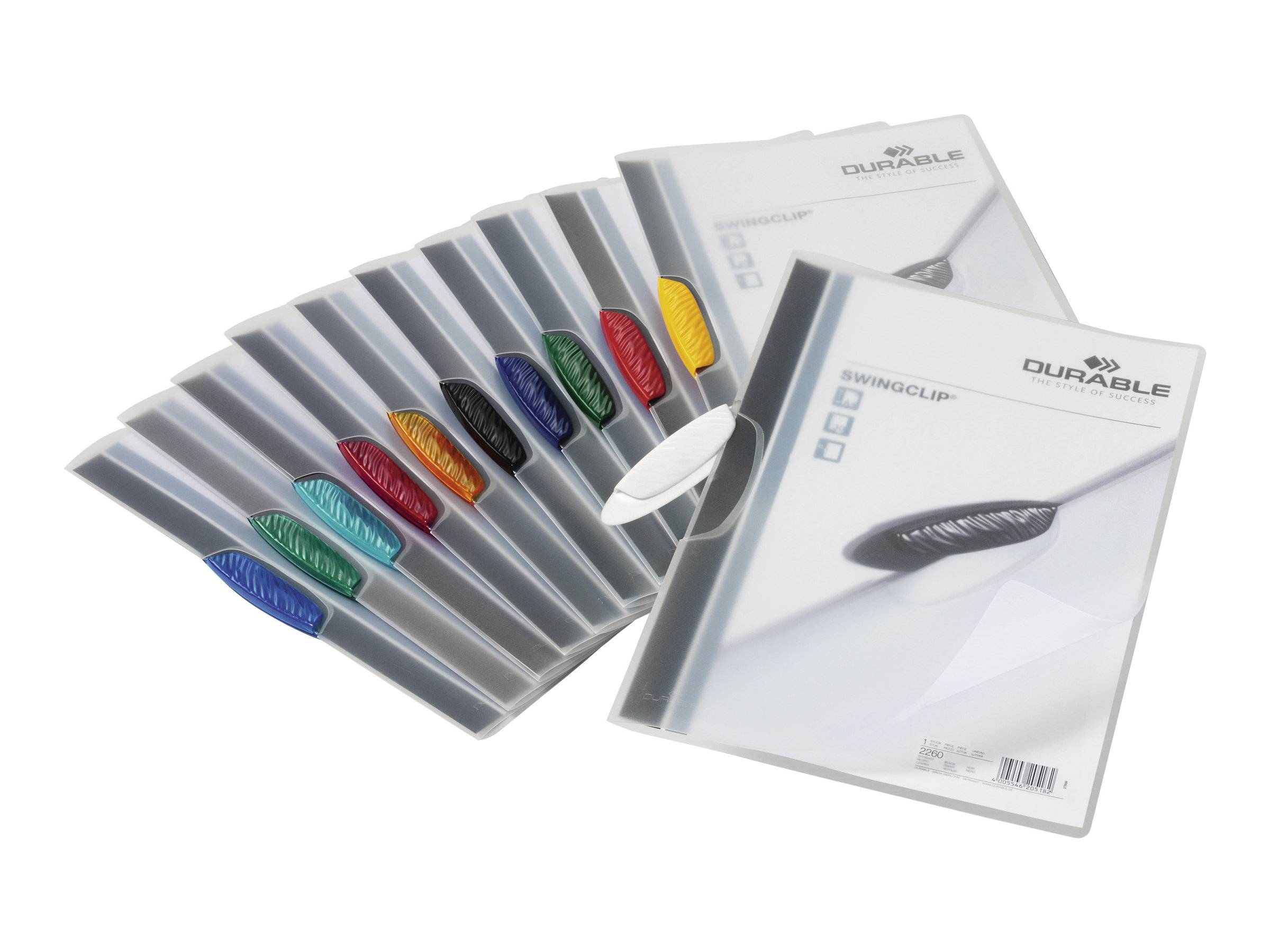 DURABLE SWINGCLIP - Klemmhefter - für A4 - Transparent-0