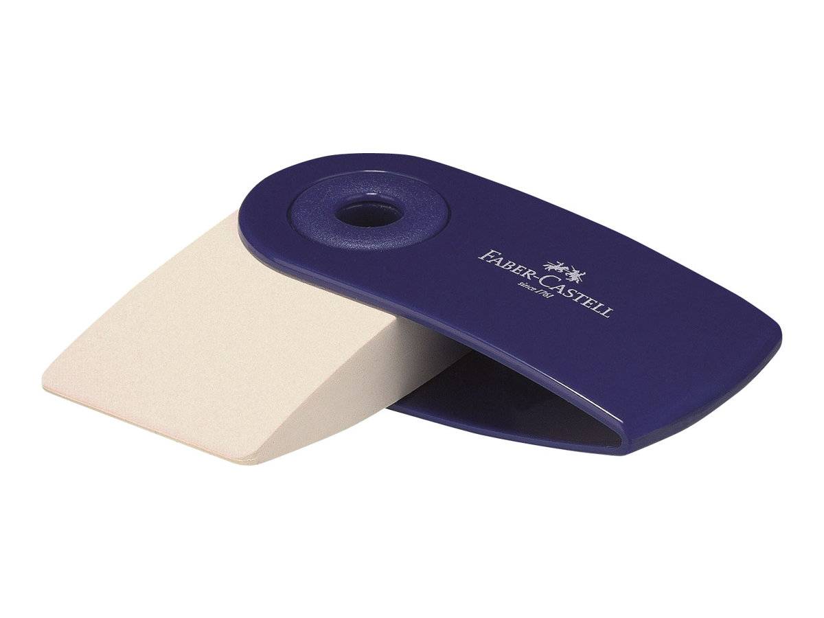 Faber-Castell SLEEVE Mini - Radierer - Blau, Blackberry - Kunststoff (Packung mit 24)-0