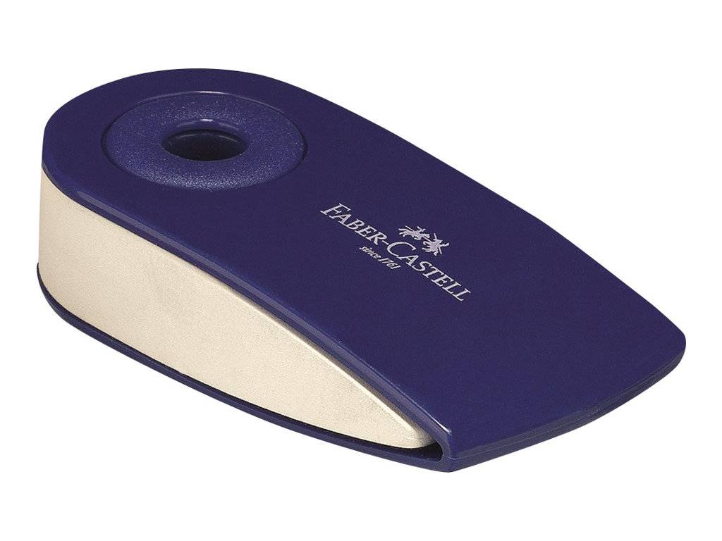 Faber-Castell SLEEVE Mini - Radierer - Blau, Blackberry - Kunststoff (Packung mit 24)-1