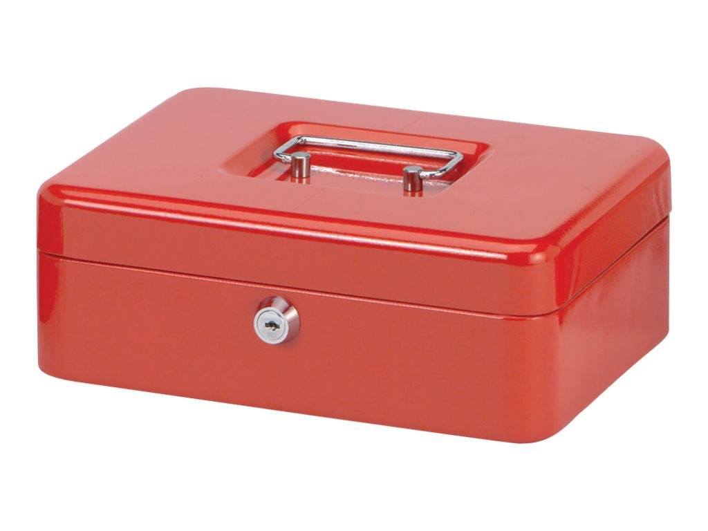 JAKOB MAUL - MAUL - Geldkassette - lackierter Stahl - Rot-0