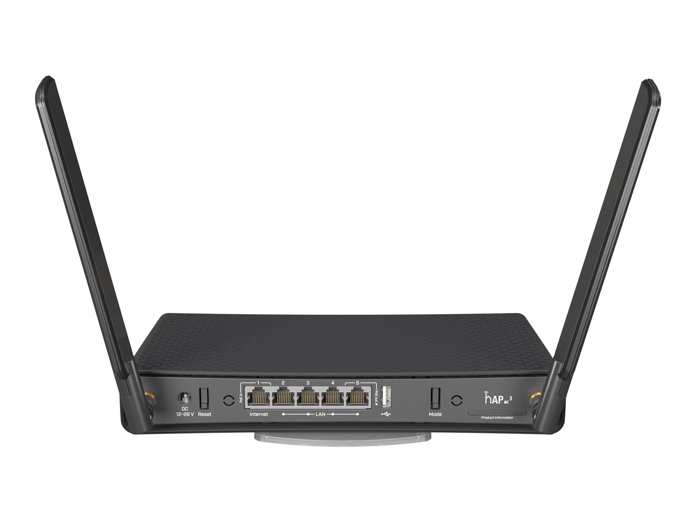 MikroTik hAP ac³ - Wireless Router - 5-Port-Switch - GigE - Wi-Fi 5 - Dual-Band-3