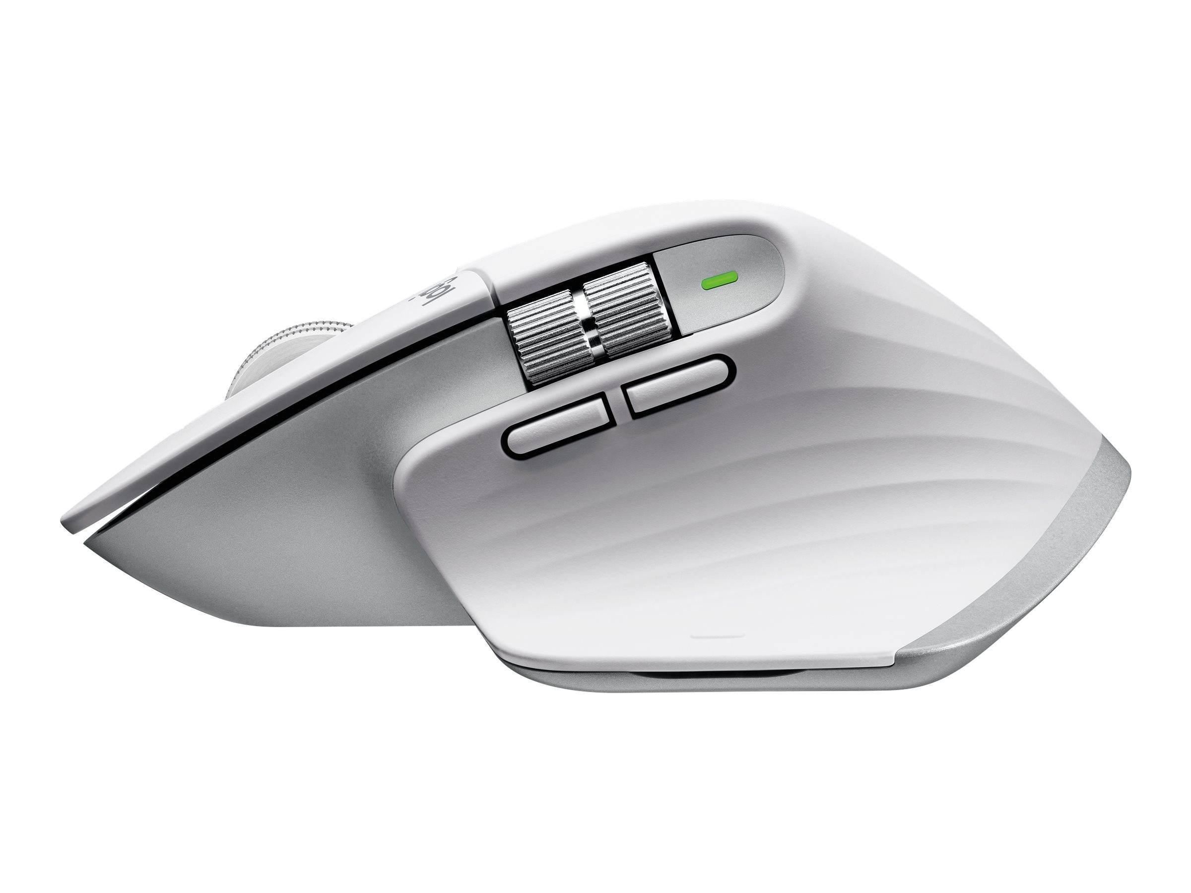 Logitech MX Master 3S Ergonomische Maus Bluetooth®, Funk Optisch Hellgrau 7 Tasten 8000 dpi Abnehmbares Kabel, Ergonomis-4