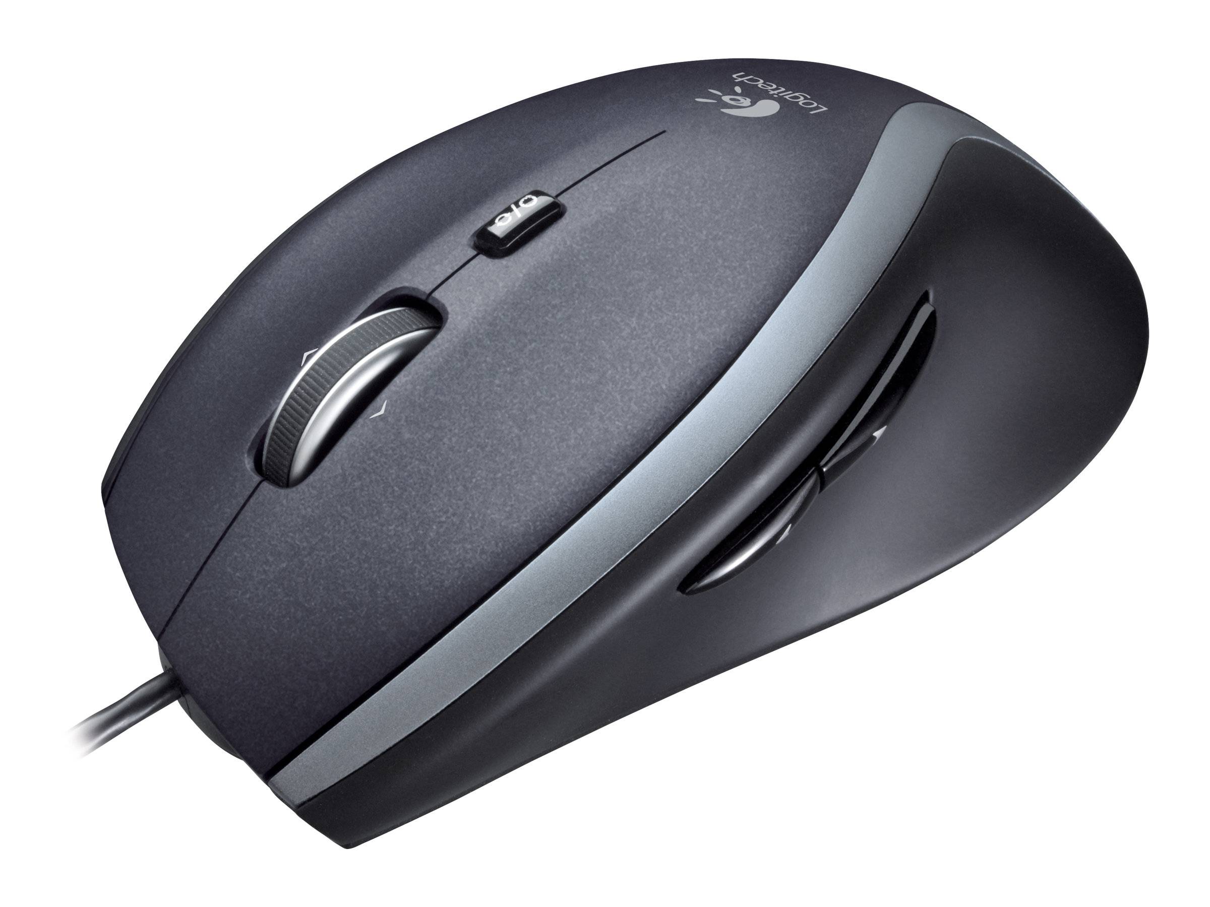Logitech M500 Corded Optical Mouse Black-0