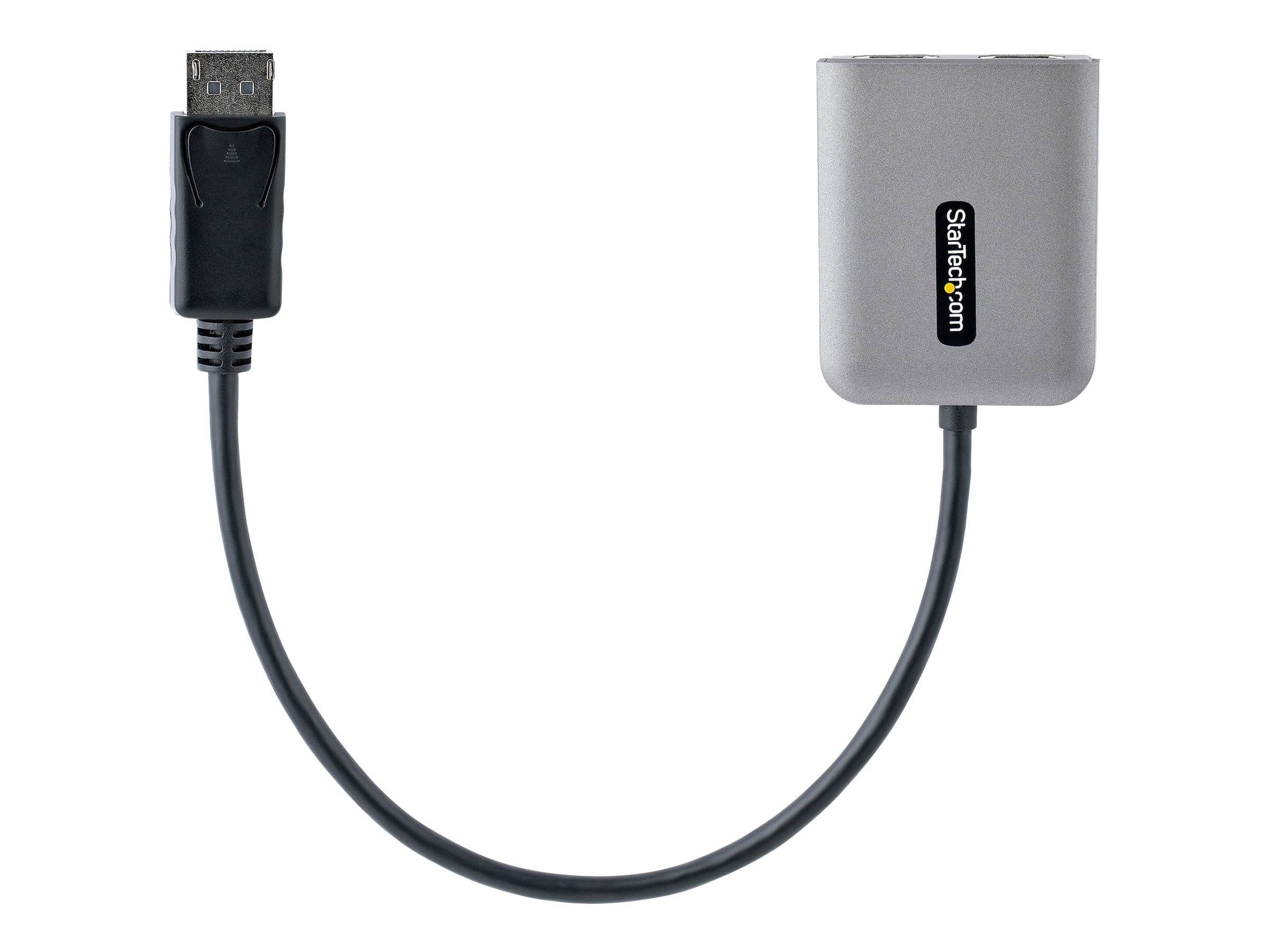 StarTech.com DP to Dual HDMI MST HUB, Dual HDMI 4K 60Hz, DisplayPort Multi Monitor Adapter with 1ft (30cm)-0