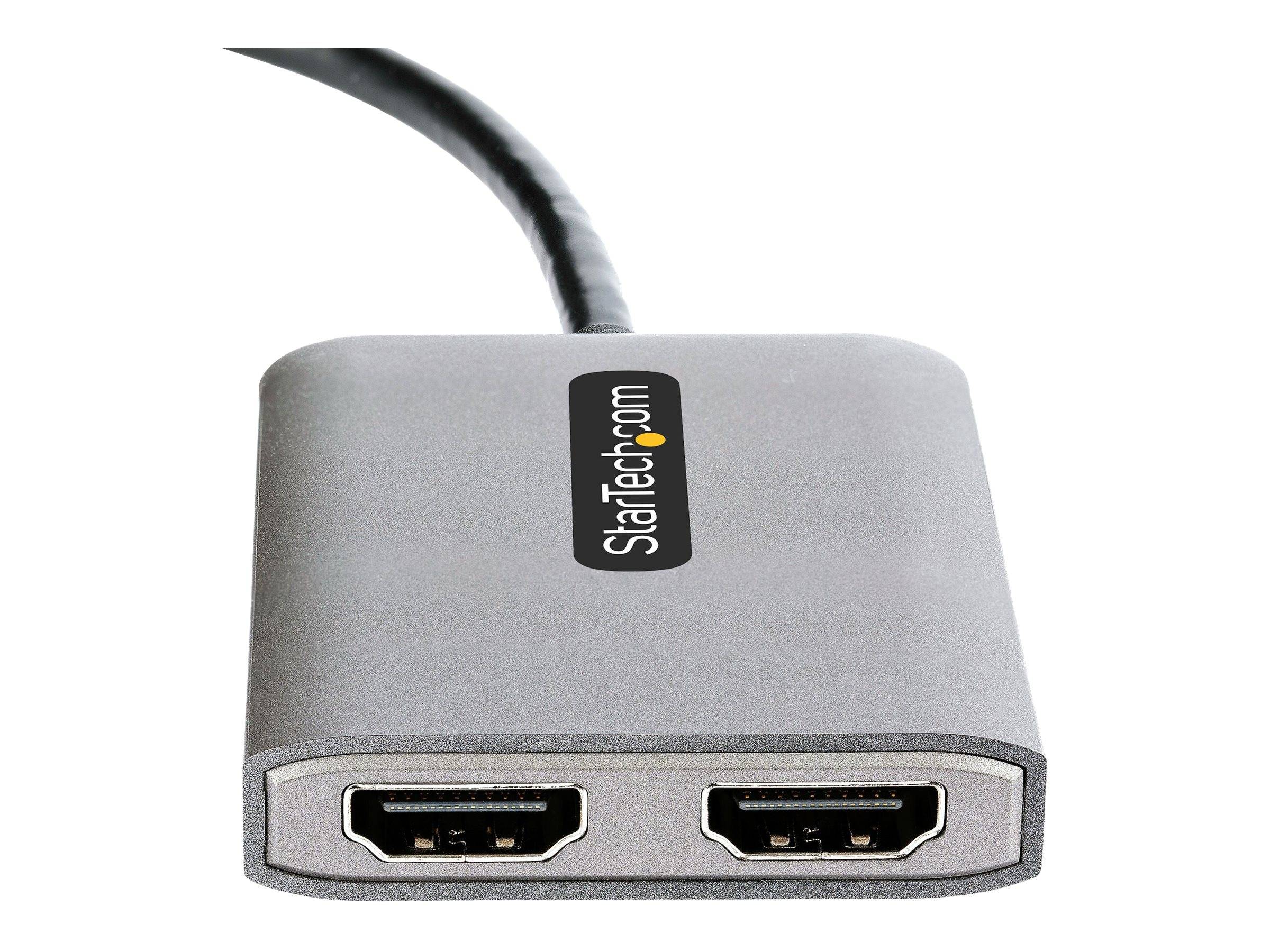StarTech.com DP to Dual HDMI MST HUB, Dual HDMI 4K 60Hz, DisplayPort Multi Monitor Adapter with 1ft (30cm)-3